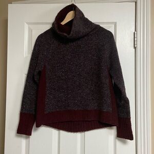 RD Style Burgundy Funnel Neck Sweater XS
